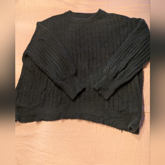 2/30$ Aerie Green Cowl Neck Sweater - Picture 2 of 7